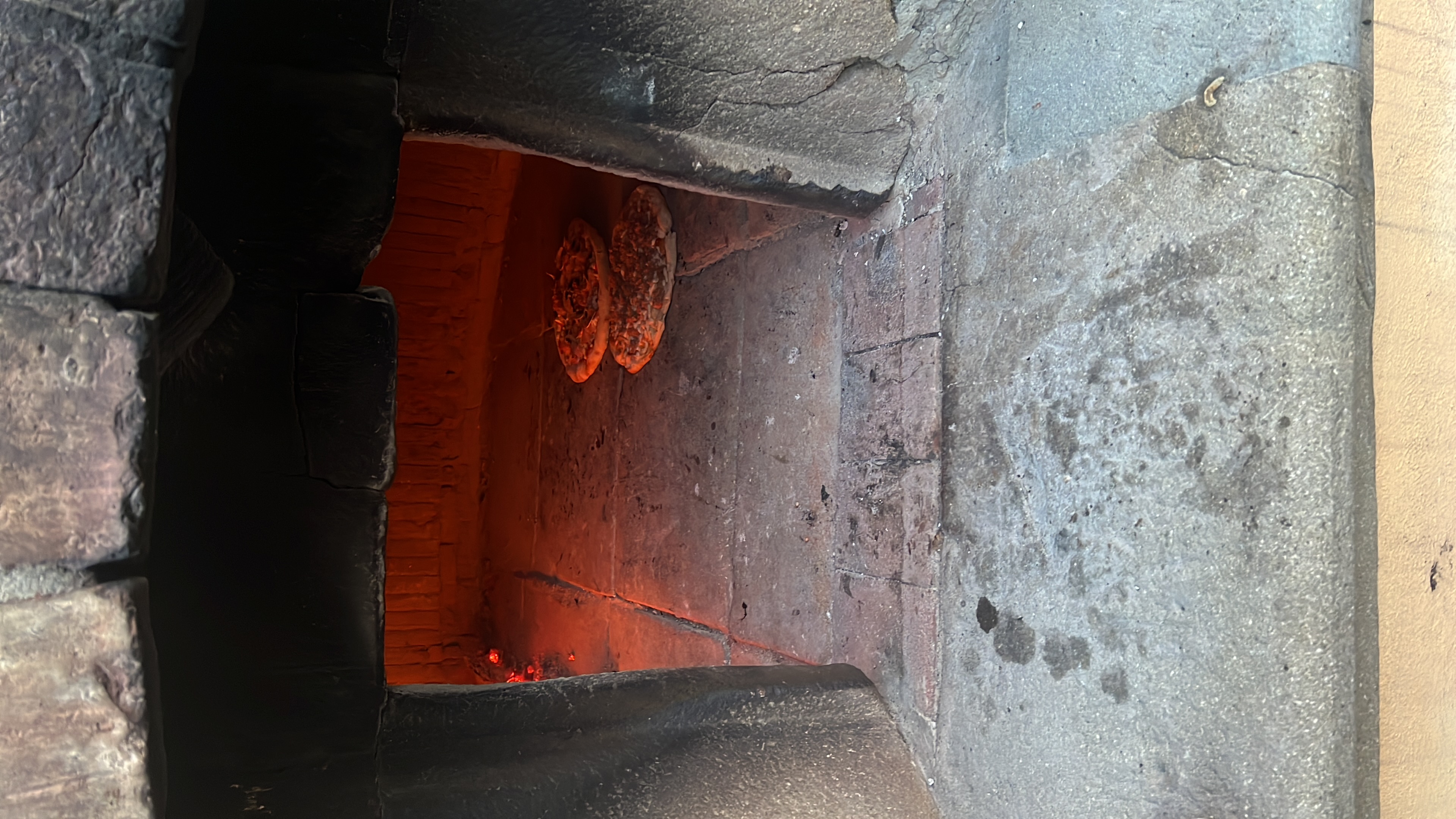 Traditional wood-fired oven